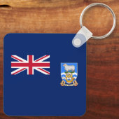 Vlag van de Falklandeilanden Sleutelhanger (Achterkant)