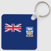 Vlag van de Falklandeilanden Sleutelhanger (Achterkant)