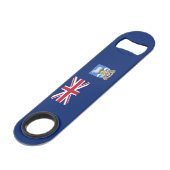 Vlag van de Falklandeilanden Speed Flessenopener (Voorkant Gekanteld)