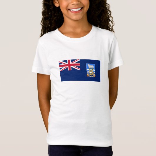 Vlag van de Falklandeilanden T-shirt (Voorkant)