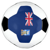 Vlag van de Falklandeilanden Voetbal (Gedraaid)