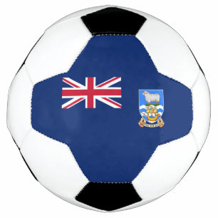 Vlag van de Falklandeilanden Voetbal