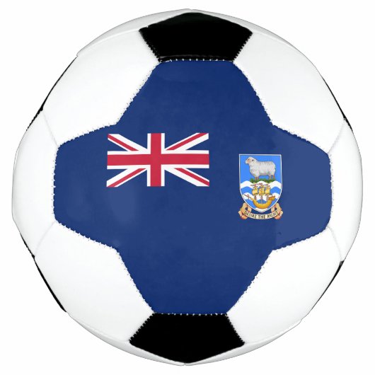 Vlag van de Falklandeilanden Voetbal (Voorkant)