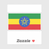 Vlag van de Federale Democratische Republiek Ethio Sticker (Vel)