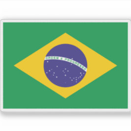 Vlag van de Federale Republiek Brazilië Sticker