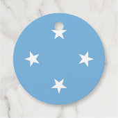 vlag van de Federale Staten van Micronesia Bedankjes Labels (Voorkant)