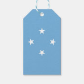vlag van de Federale Staten van Micronesia Cadeaulabel (Voorkant)