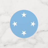 vlag van de Federale Staten van Micronesia Confetti (Kleine voorkant)