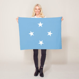 Vlag van de Federale Staten van Micronesia Fleece Deken