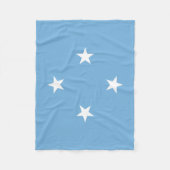 Vlag van de Federale Staten van Micronesia Fleece Deken (Voorkant)
