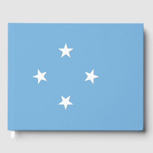 vlag van de Federale Staten van Micronesia Gastenboek (Voorkant)