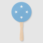 vlag van de Federale Staten van Micronesia Handwaaier (Voorkant)