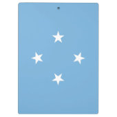 vlag van de Federale Staten van Micronesia Klembord (Achterkant)