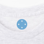 vlag van de Federale Staten van Micronesia Labels (Aangebracht)