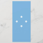 vlag van de Federale Staten van Micronesia Menu (Achterkant)
