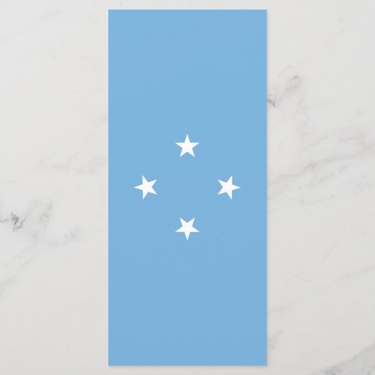 vlag van de Federale Staten van Micronesia Menu (Achterkant)