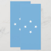 vlag van de Federale Staten van Micronesia Menu (Voorkant / Achterkant)