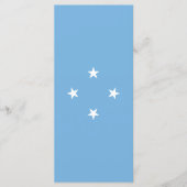 vlag van de Federale Staten van Micronesia Menu (Voorkant)