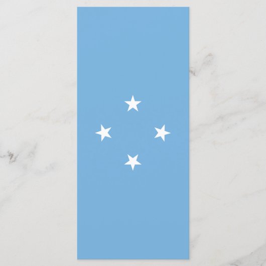 vlag van de Federale Staten van Micronesia Menu (Voorkant)