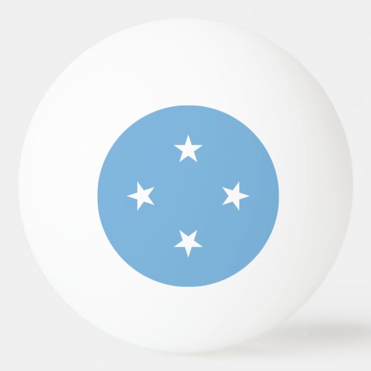 Vlag van de Federale Staten van Micronesia Pingpongbal (Voorkant)