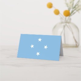 vlag van de Federale Staten van Micronesia Plaatskaartje