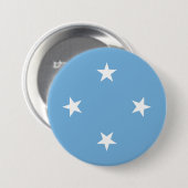 vlag van de Federale Staten van Micronesia Ronde Button 7,6 Cm (Voorkant /achterkant)
