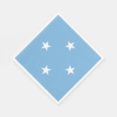 vlag van de Federale Staten van Micronesia Servet (Hoek)