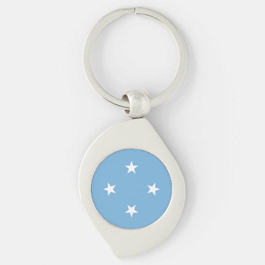 Vlag van de Federale Staten van Micronesia Sleutelhanger (Voorkant)
