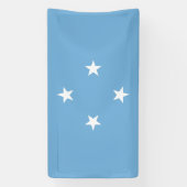 Vlag van de Federale Staten van Micronesia Spandoek (Verticaal)