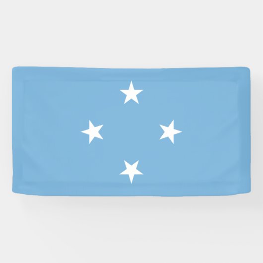 Vlag van de Federale Staten van Micronesia Spandoek (Horizontaal)