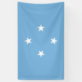 vlag van de Federale Staten van Micronesia Spandoek (Verticaal)