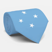 vlag van de Federale Staten van Micronesia Stropdas (Opgerold)