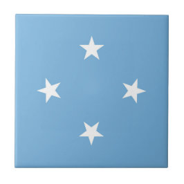 vlag van de Federale Staten van Micronesia Tegeltje
