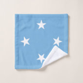 Vlag van de Federale Staten van Micronesië Bad Handdoek (Wasdoekje)