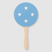 Vlag van de Federale Staten van Micronesië Handwaaier (Achterkant)