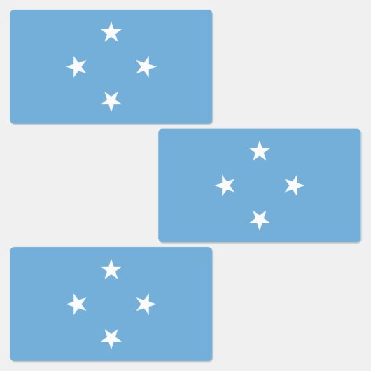 Vlag van de Federale Staten van Micronesië Labels (Groep)
