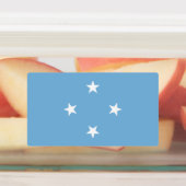 Vlag van de Federale Staten van Micronesië Labels (Aangebracht)