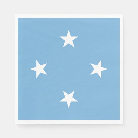 Vlag van de Federale Staten van Micronesië Servet (Voorkant)