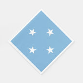 Vlag van de Federale Staten van Micronesië Servet (Hoek)
