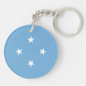 Vlag van de Federale Staten van Micronesië Sleutelhanger (Achterkant)