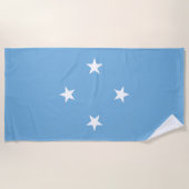 Vlag van de Federale Staten van Micronesië Strandlaken (Voorkant)