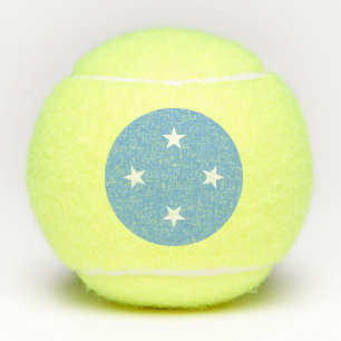 Vlag van de Federale Staten van Micronesië Tennisballen