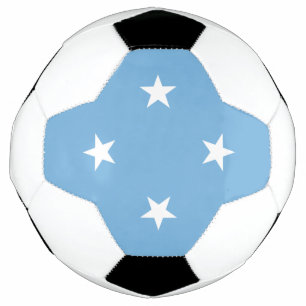 Vlag van de Federale Staten van Micronesië Voetbal