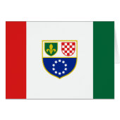 Vlag van de Federatie Bosnië-Herzegovina (Voorkant Horizontaal)