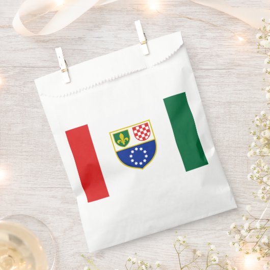 Vlag van de Federatie Bosnië-Herzegovina Bedankzakje (Geknipt)