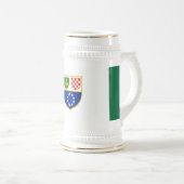 Vlag van de Federatie Bosnië-Herzegovina Bierpul (Voorkant rechts)