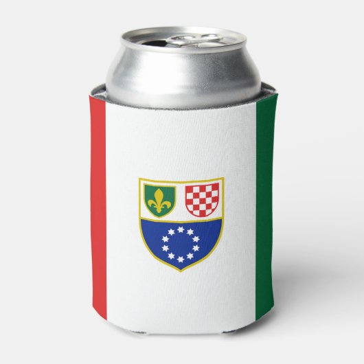 Vlag van de Federatie Bosnië-Herzegovina Blikjeskoeler (Blikje Voorkant)