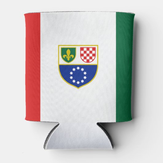 Vlag van de Federatie Bosnië-Herzegovina Blikjeskoeler (Voorkant)