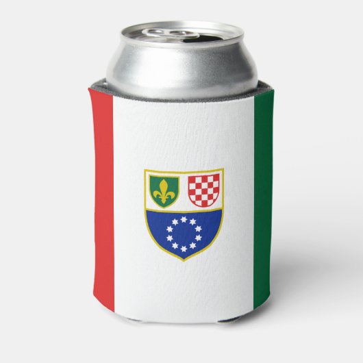 Vlag van de Federatie Bosnië-Herzegovina Blikjeskoeler (Blikje Achterkant)