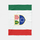 Vlag van de Federatie Bosnië-Herzegovina Fleece Deken (Voorkant)
